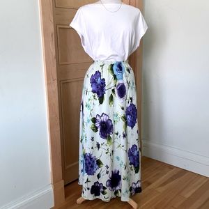 Maxi Floral Skirt, Size S